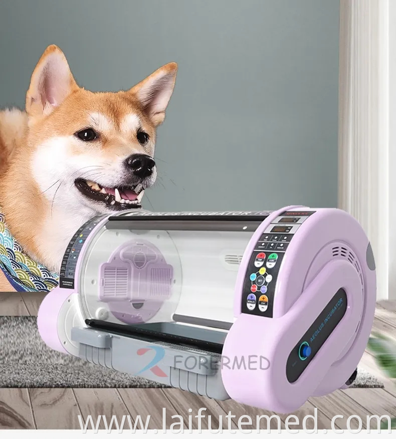 Portable Pet ICU Incubator with Oxygen Concentrator